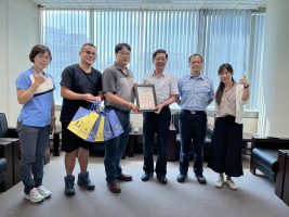 112年本校實習學生廠商中秋感恩致贈感謝狀-台灣中油